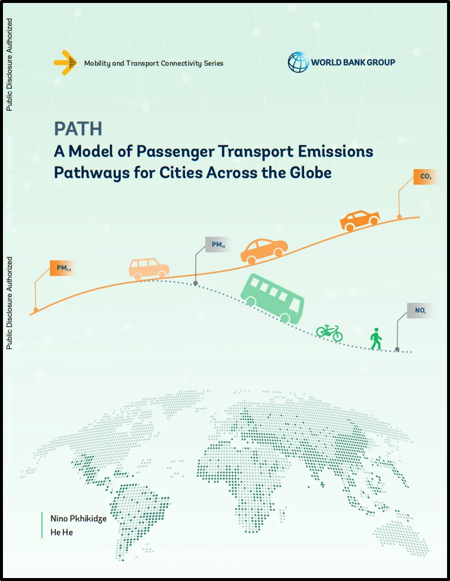 PATH: A Model of Passenger Transport Emissions Pathways for Cities Across the Globe