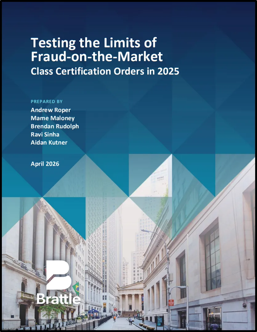 Testing the Limits of Fraud-on-the-Market Class Certification Orders in 2025