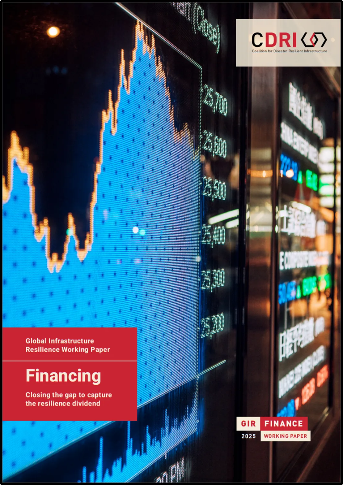 Financing: Closing the gap to capture the resilience dividend