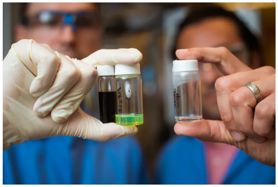 La imagen muestra una investigación sobre perovskitas, un material avanzado utilizado para desarrollar celdas solares de nueva generación, más eficientes y limpias.