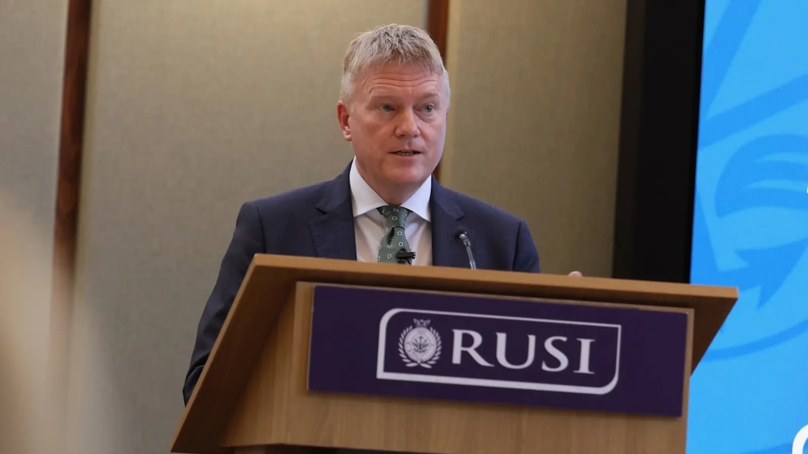 Richard Horne, CEO del Centro Nacional de Seguridad Cibernética del Reino Unido, habla ante la conferencia anual de seguridad del Royal United Services Institute el 17 de junio de 2026