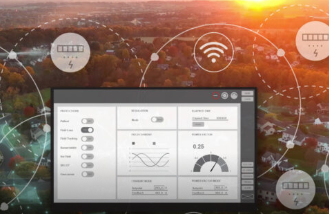Dashboard de una plataforma digital de análisis energético.